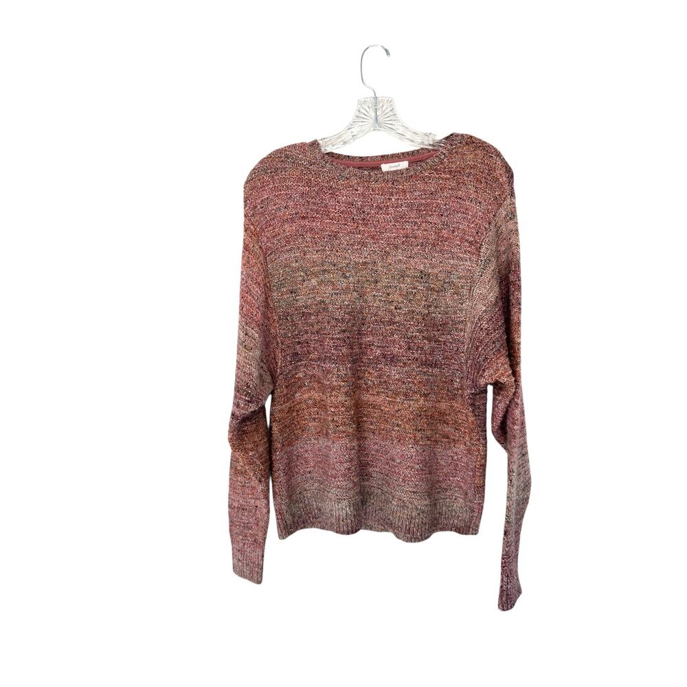 J. Jill Pure Jill Pink Basic Casual Cable Knit Crew Neck Sweater‎ Size XS